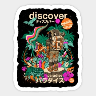 Discover Paradise Sticker